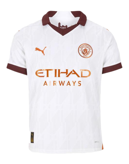 Boys Manchester City Fc Away Replica Jersey