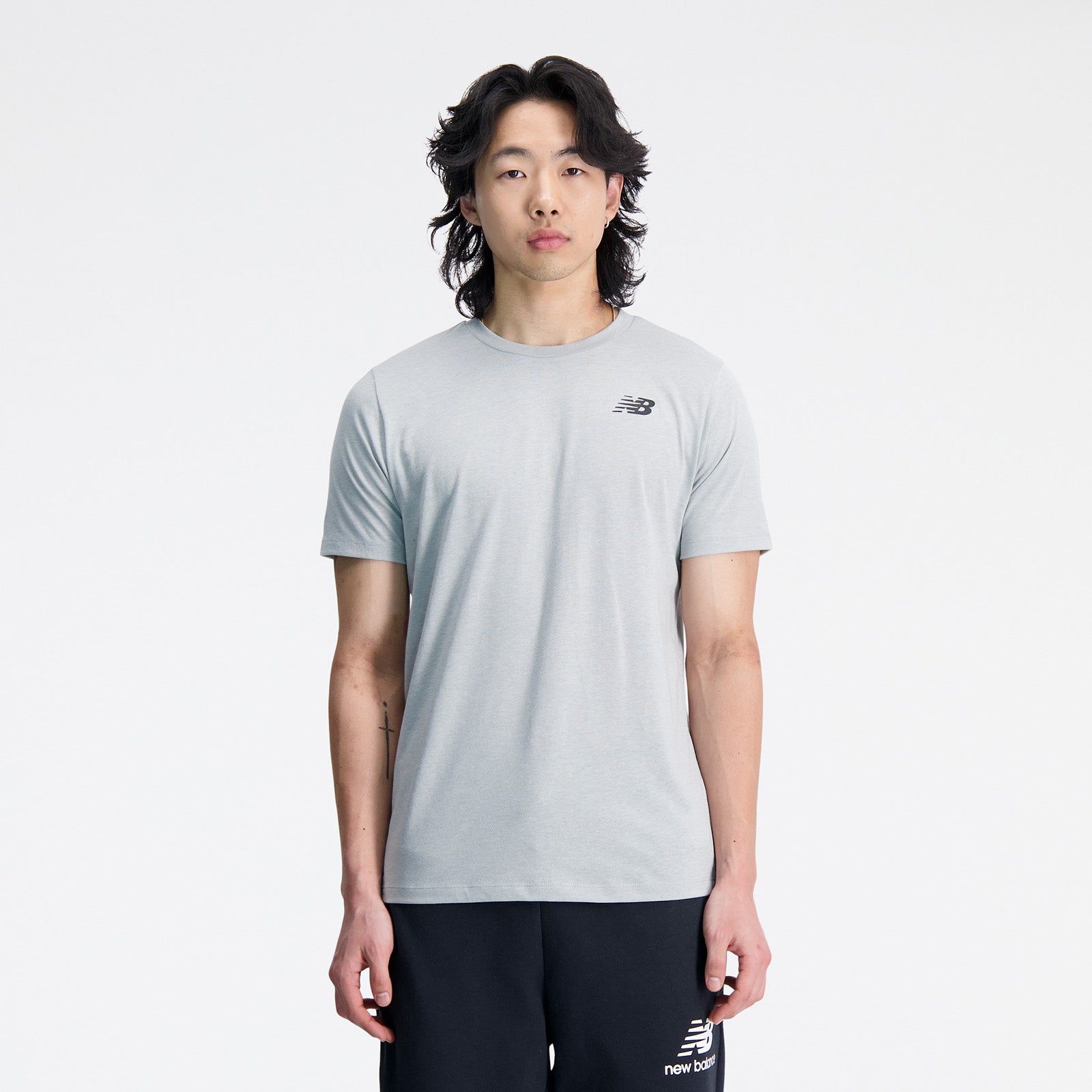 Mens Heathertech Short Sleeve T-Shirt