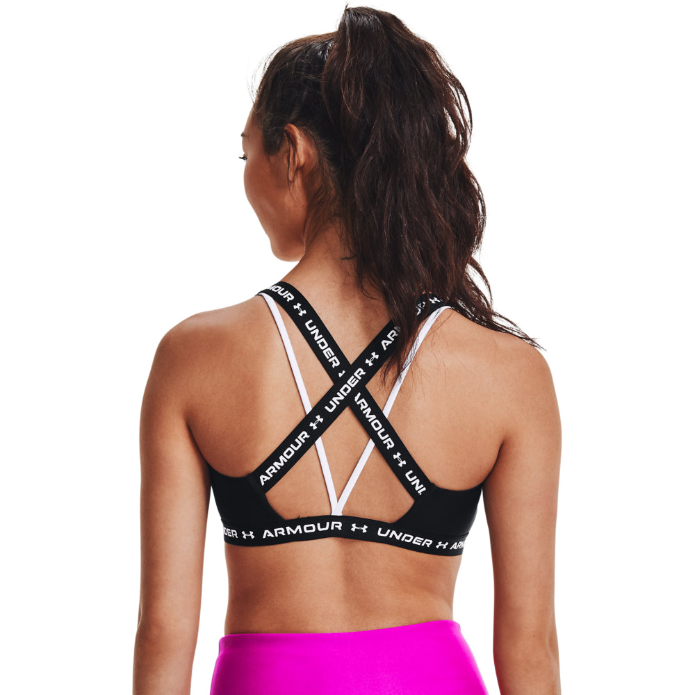 Womens Tape Logo Light Impact Sports Bra