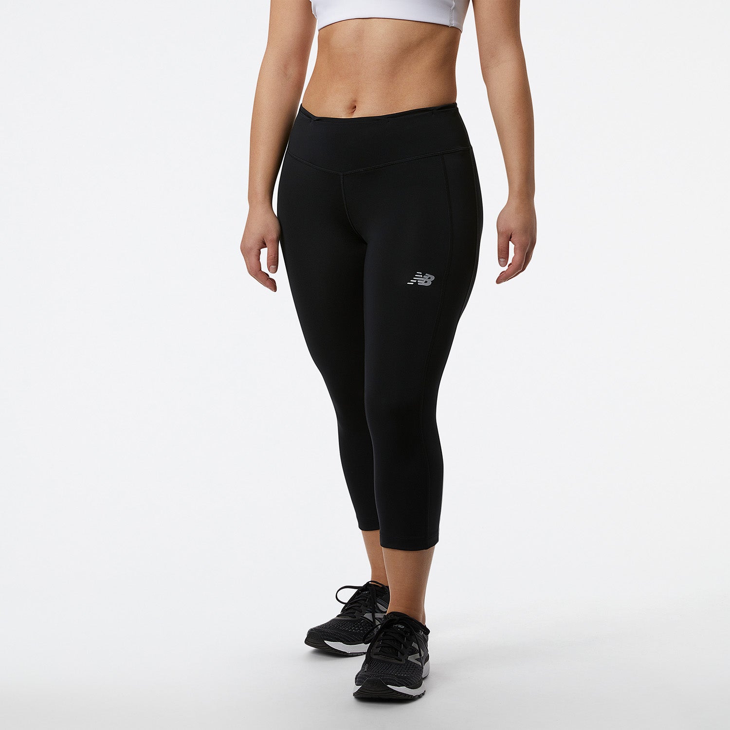 Womens Running Accelerate Mid Rise Capri