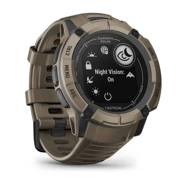 Instinct 2X Solar Coyote Tan Tactical Edition GPS Watch