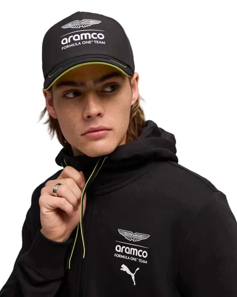Mens Aston Martin F1 Team Adjustable Cap