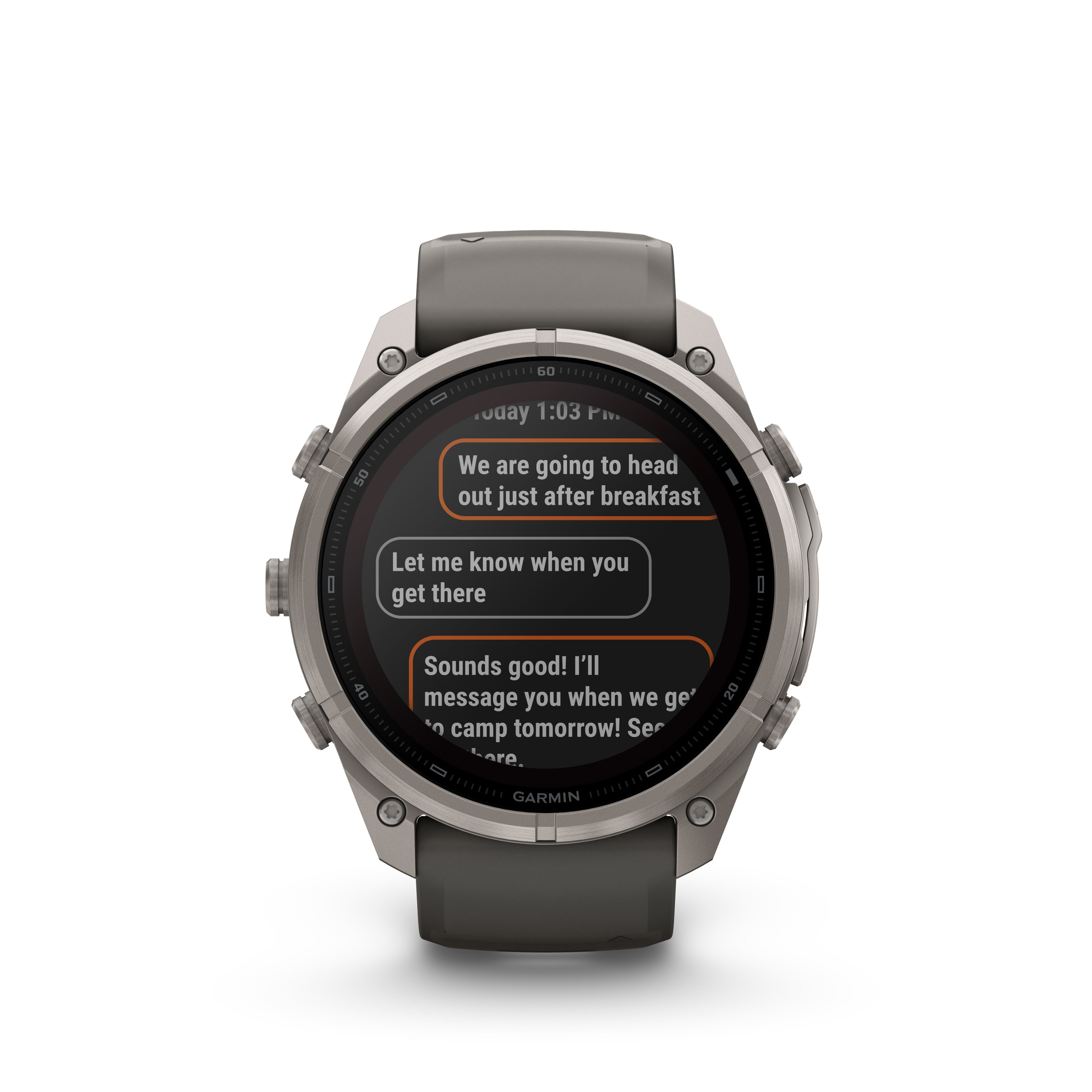 Fenix 9 Pro Solar LTE Titanium Grey Band Multisport Watch 51MM