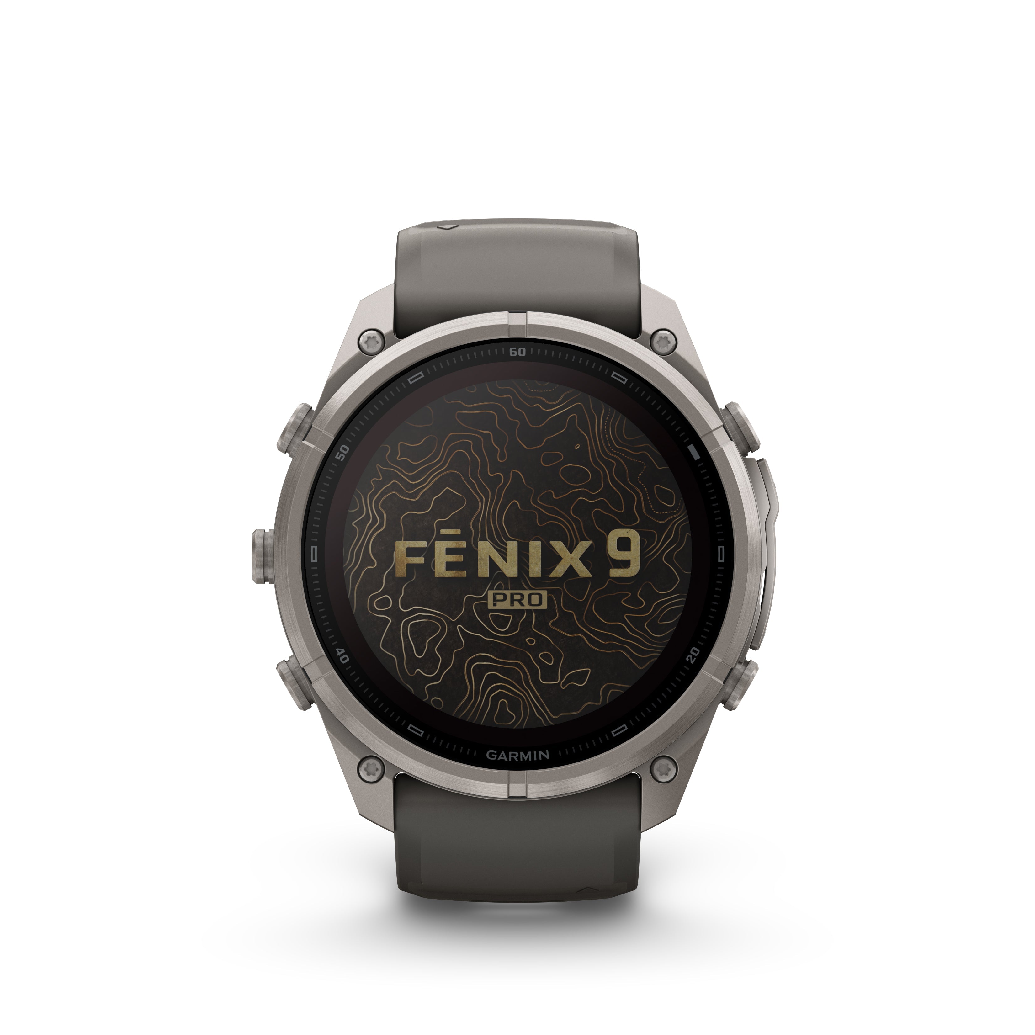 Fenix 9 Pro Solar LTE Titanium Grey Band Multisport Watch 51MM