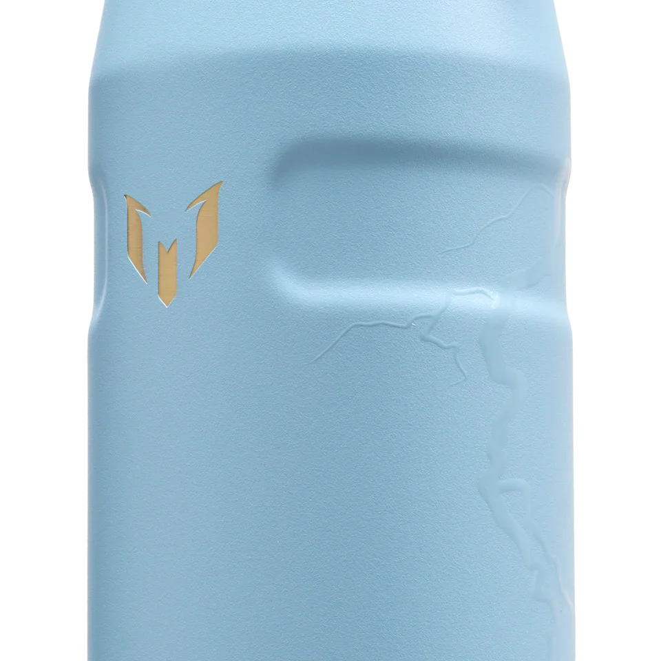 Messi x Iceflow Flip Straw 2.0 Striker Blue 24 Ounce Bottle