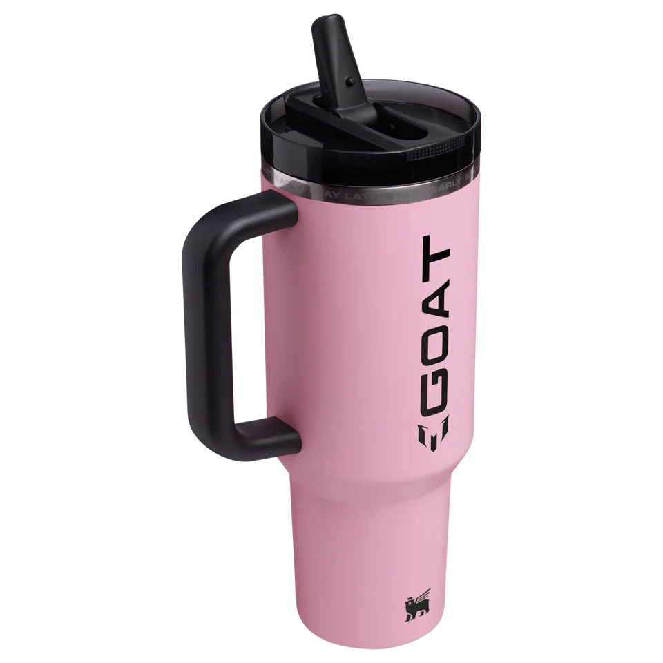 Messi x Quencher Protour Flipstraw Goat Pink 40 Ounce Tumble