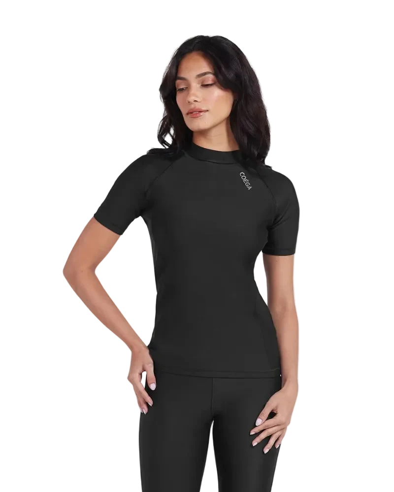 Womens Essentials Short Sleeve Rashguard