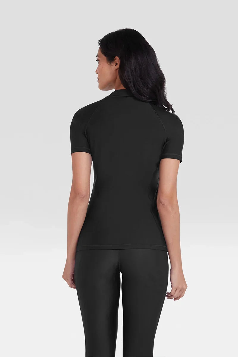 Womens Essentials Short Sleeve Rashguard