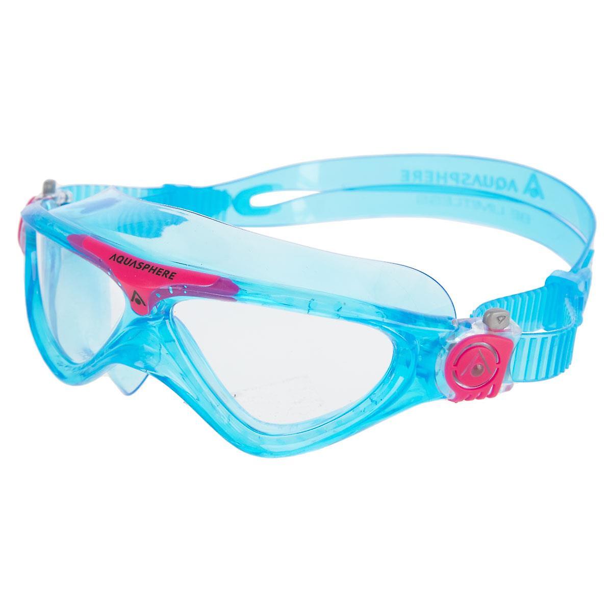 Vista Junior A1 Turquoise Pink Swim Mask