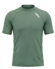 Mens Leafy Short Sleeve Rashguard