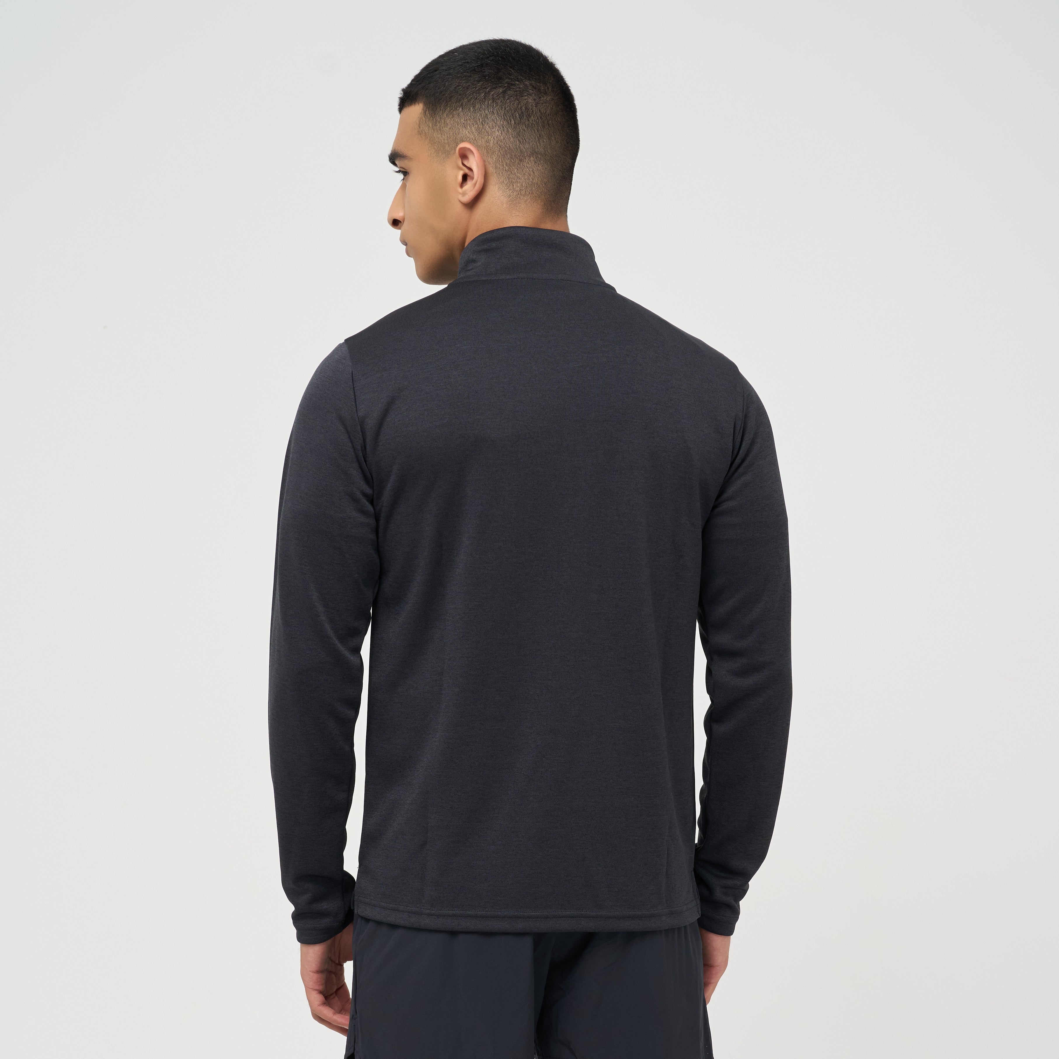 Mens Doha Marathon Spacedye 1/4 Zip Top