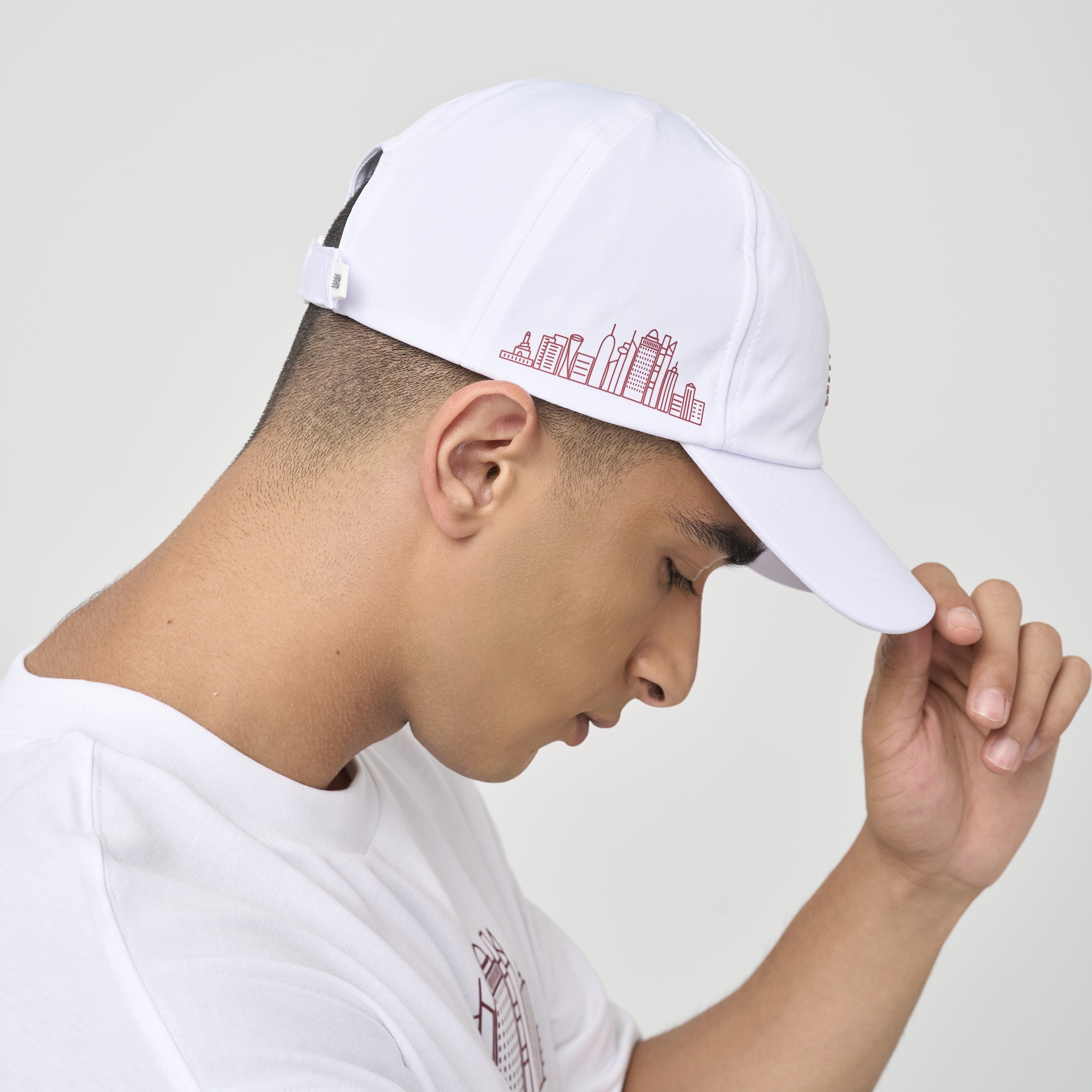 Unisex Doha Marathon 5 Panel Adjustable Cap