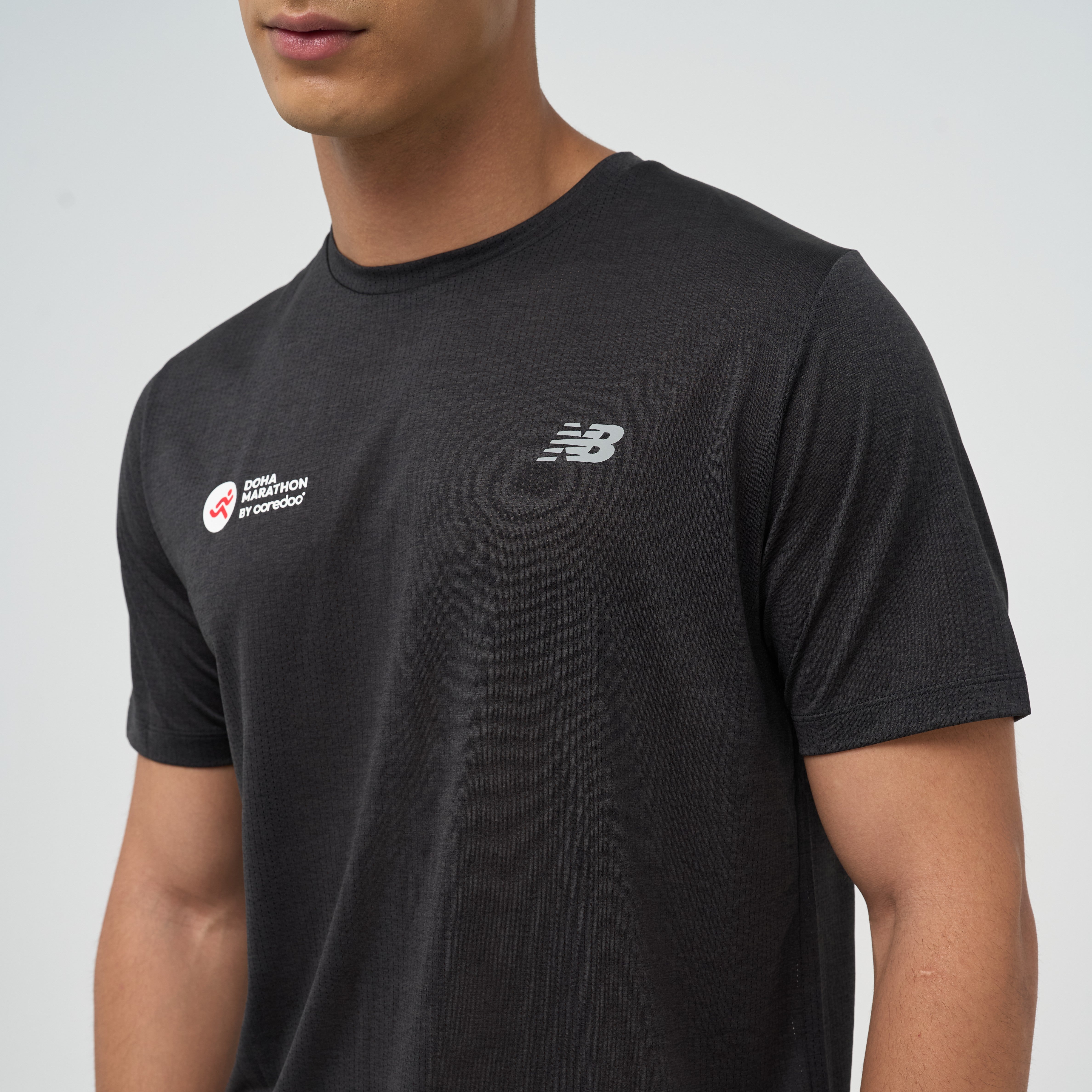 Mens Doha Marathon Athletics Short Sleeve T-Shirt