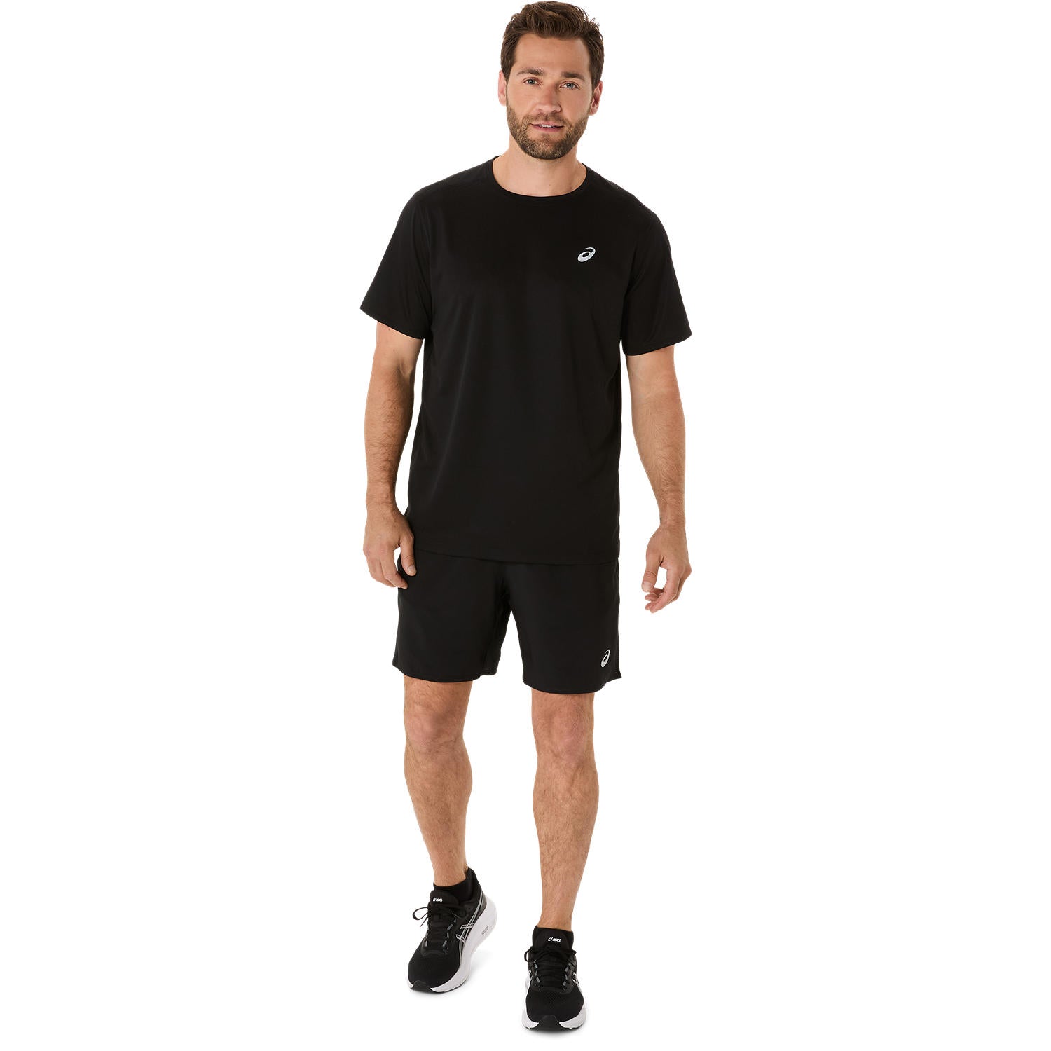 Mens Silver 2 in 1 7 Inch Short