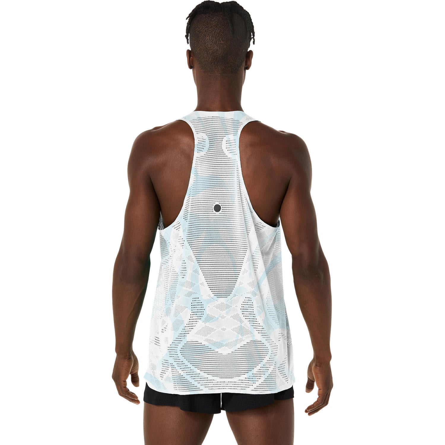 Mens MetaRun Printed Singlet
