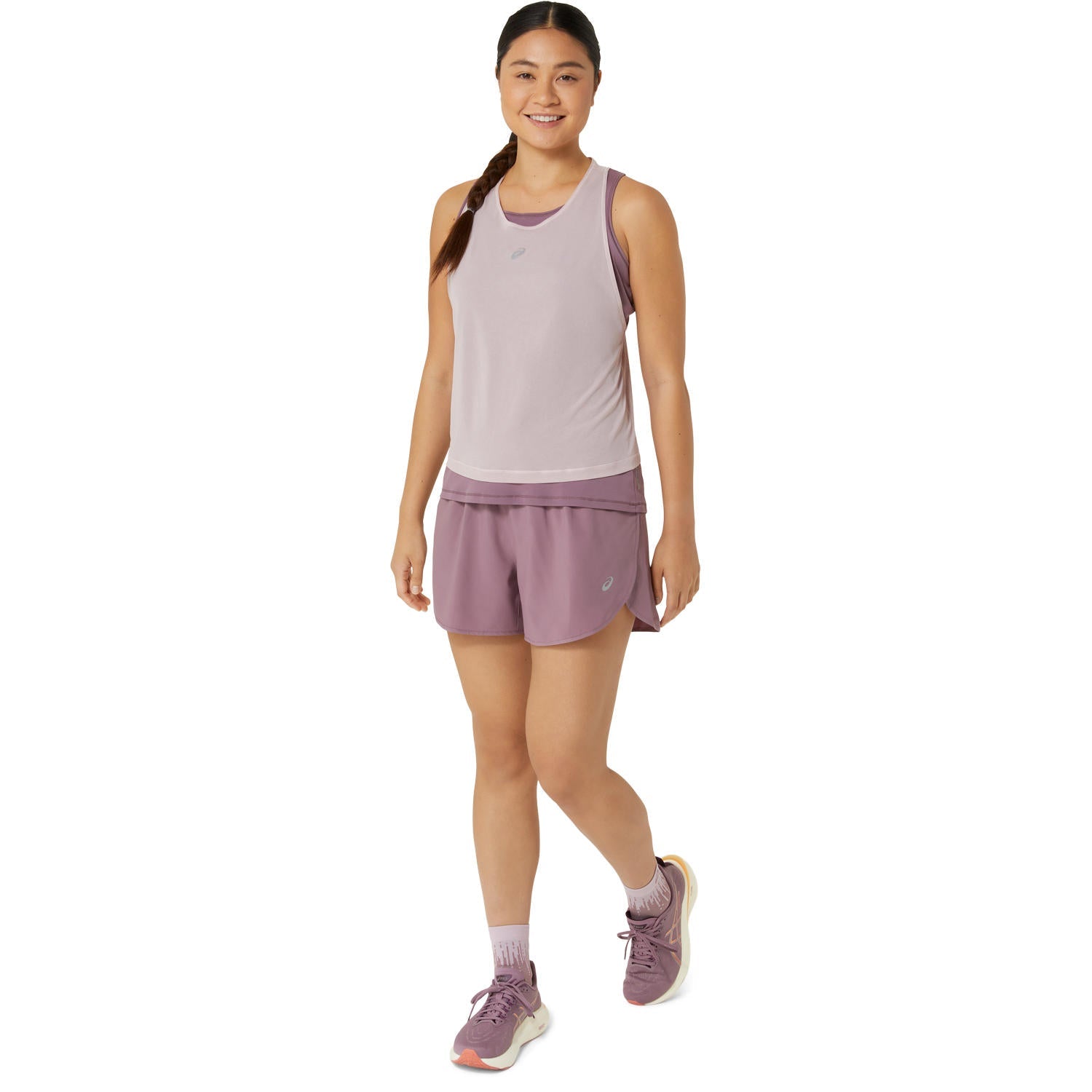 Womens Running Nagino 4in Short