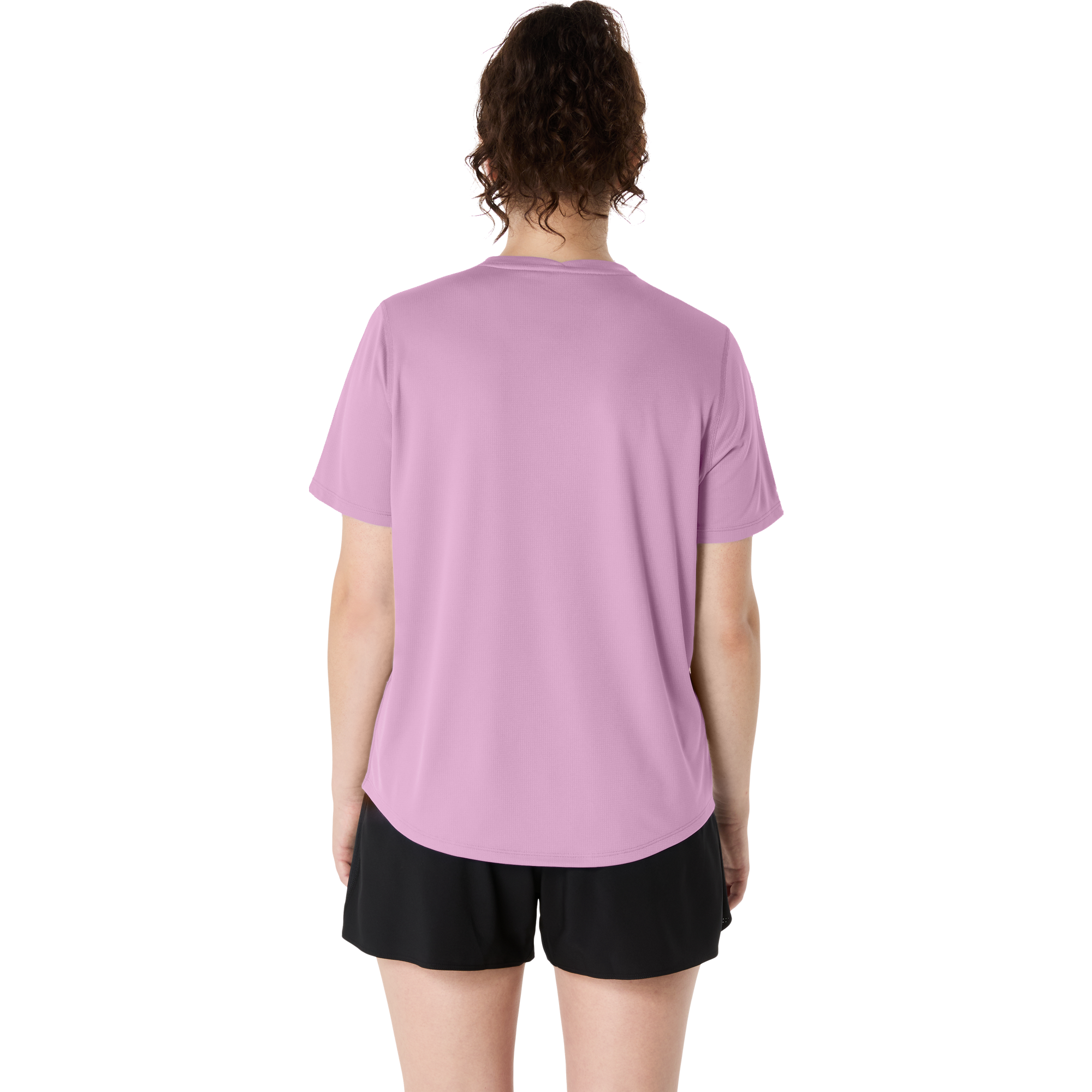 Womens Running Silver Short Sleeve Tshirt