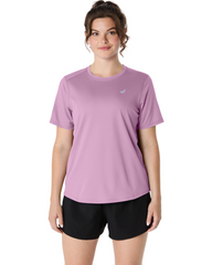 Womens Running Silver Short Sleeve Tshirt