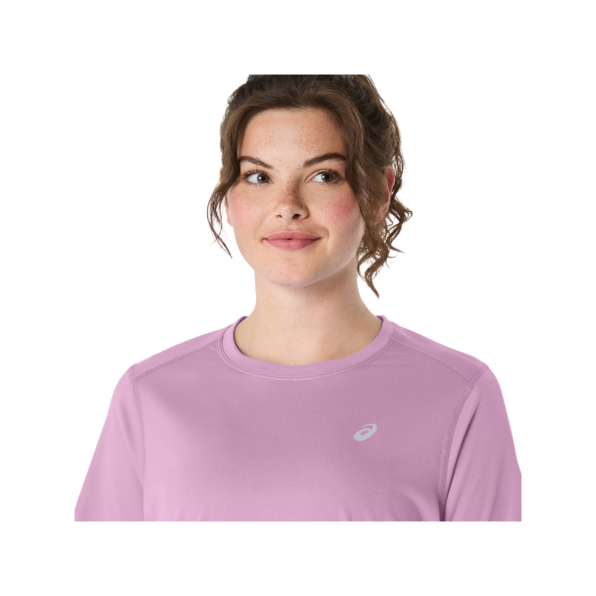 Womens Running Silver Short Sleeve Tshirt