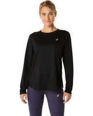 Womens Silver Long Sleeve Tees