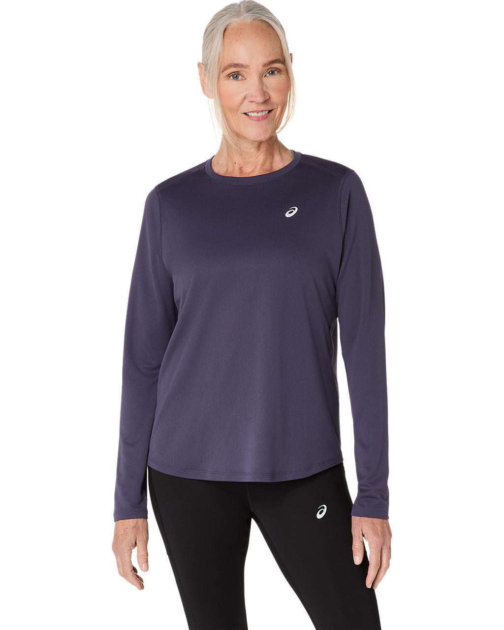 Womens Silver Long Sleeve Tees