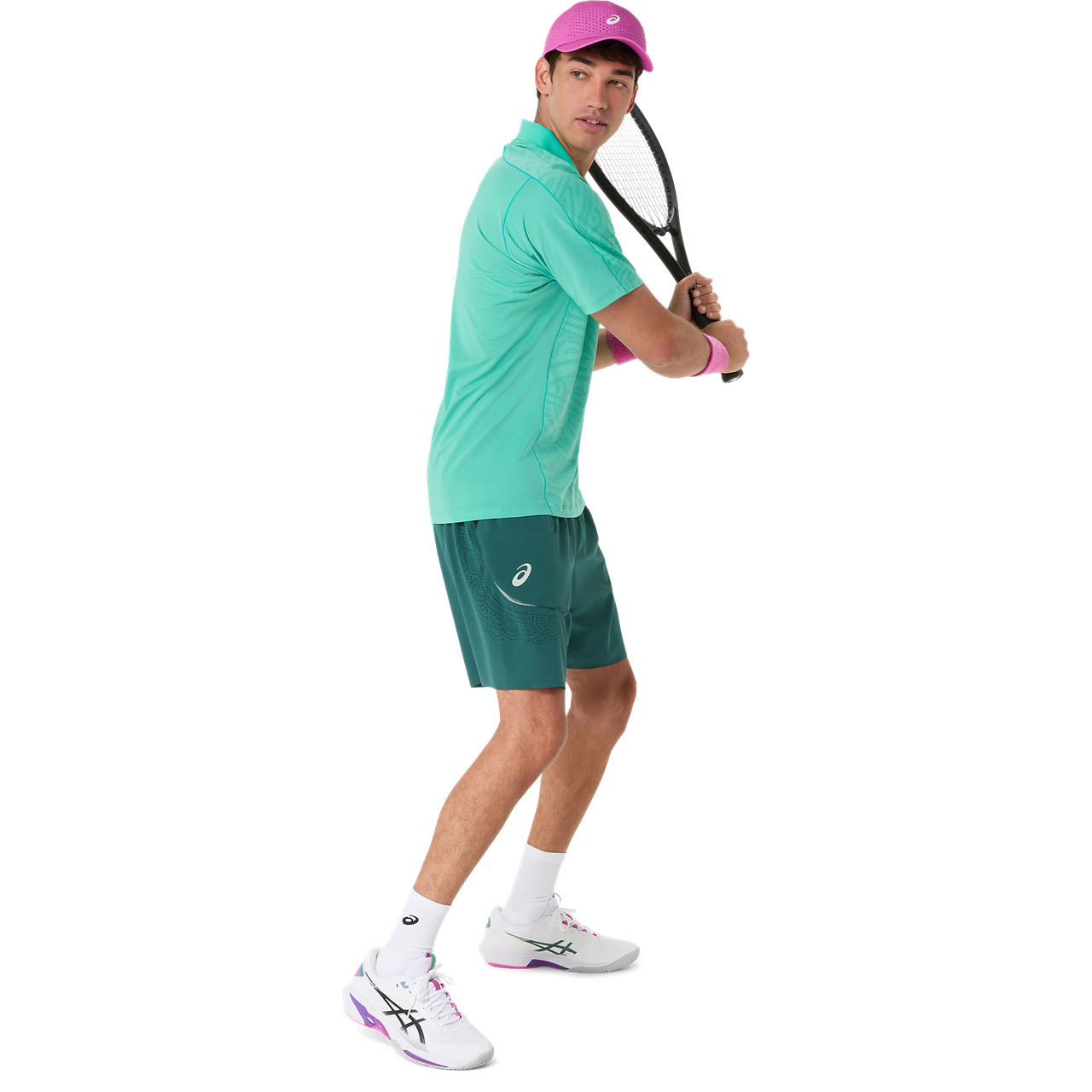 Mens Tennis Match Lasercut 7 inch Short