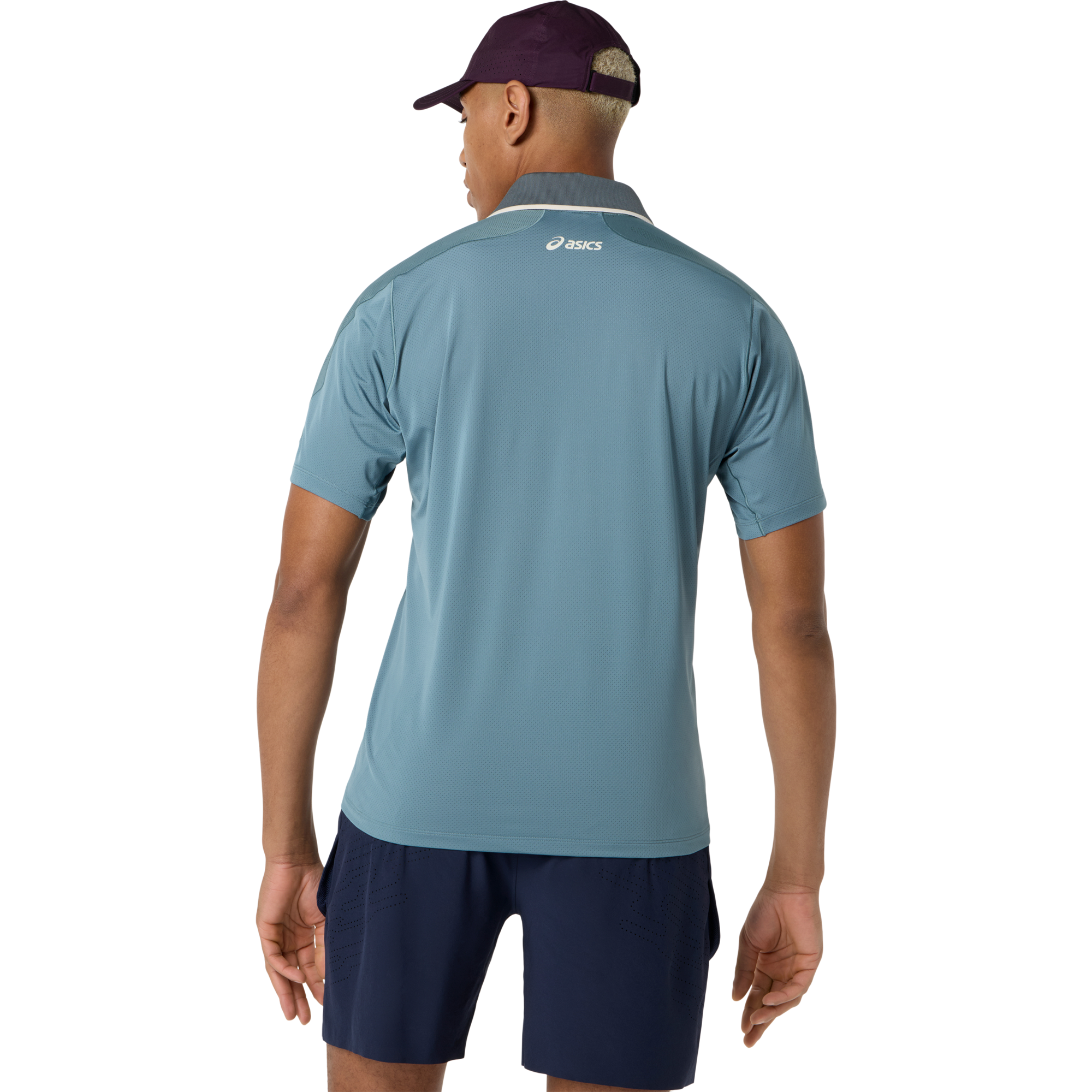 Mens Match Jacquard Polo