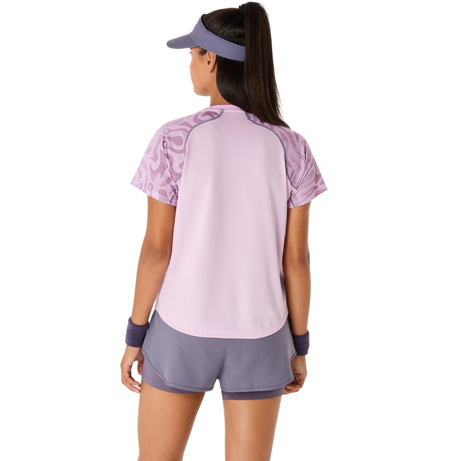 Womens Tennis Match Graphic Short Sleeve T-Shirt