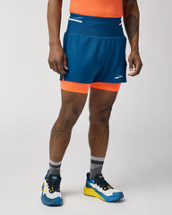 Mens High Point 5 inch 2 in 1 Short