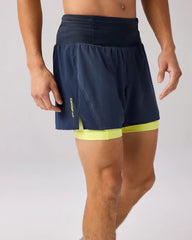 Mens High Point 5 inch 2 in 1 Short