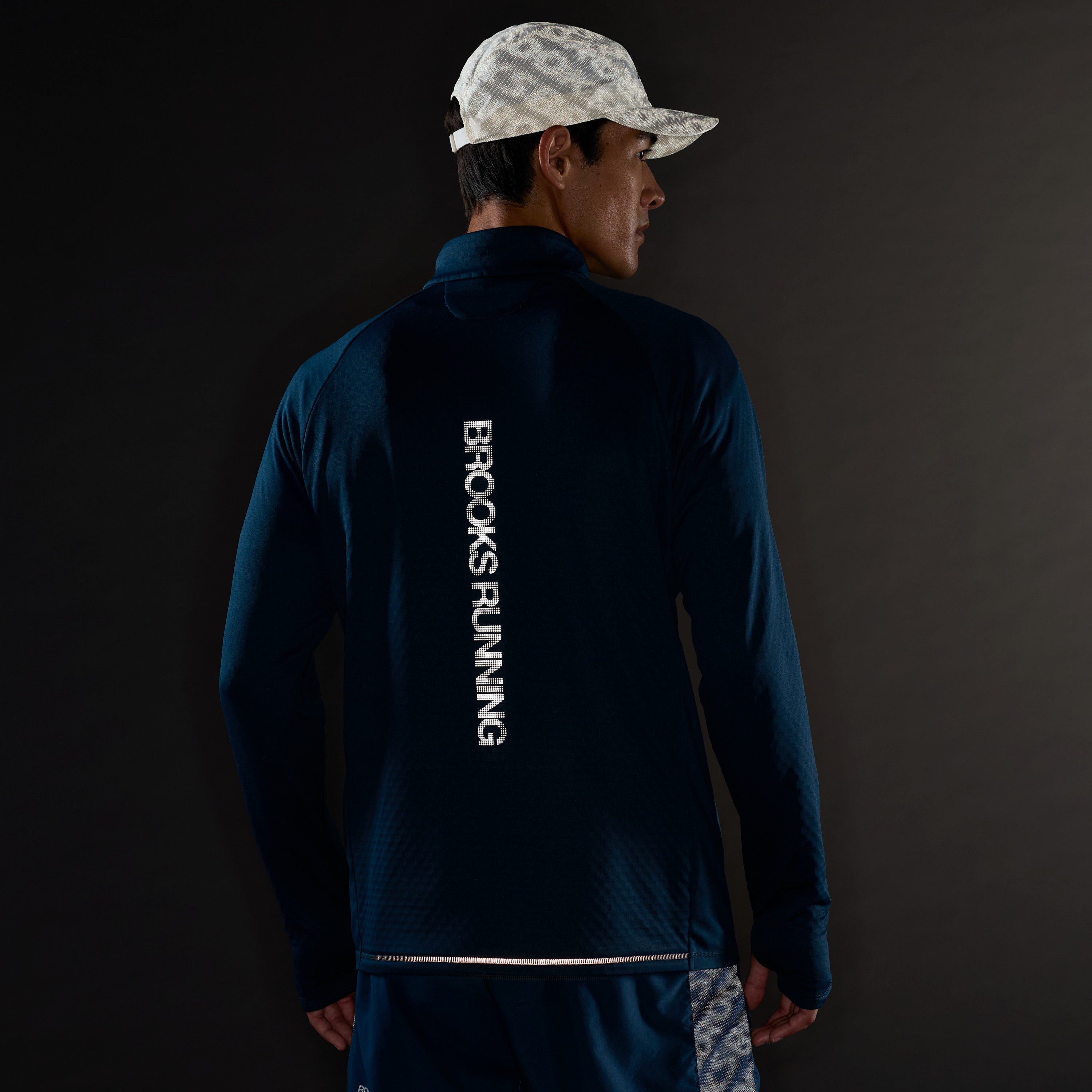 Mens Thermal Reflective 1/4 Zip Top