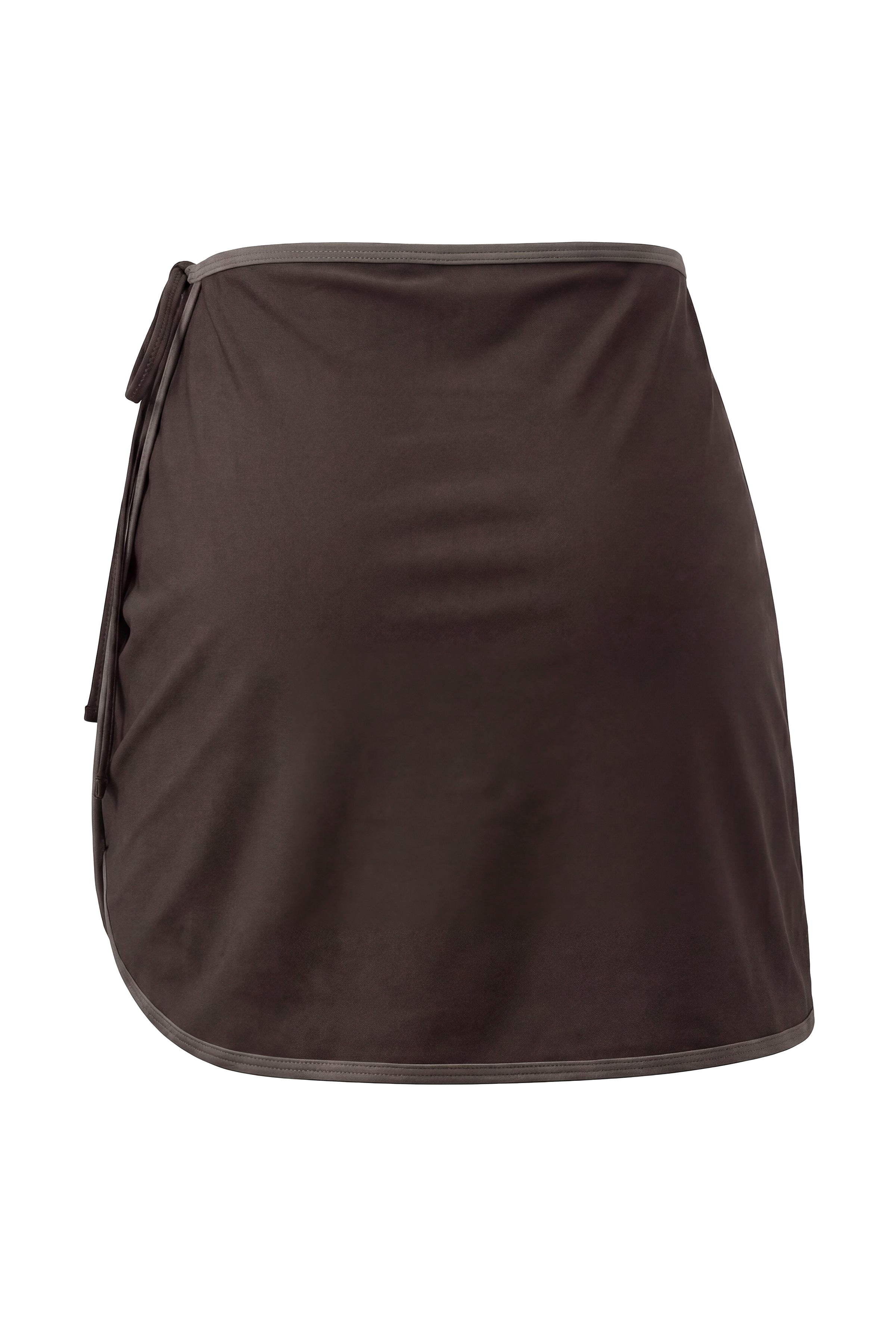 Womens Coffee Wrap Skirt