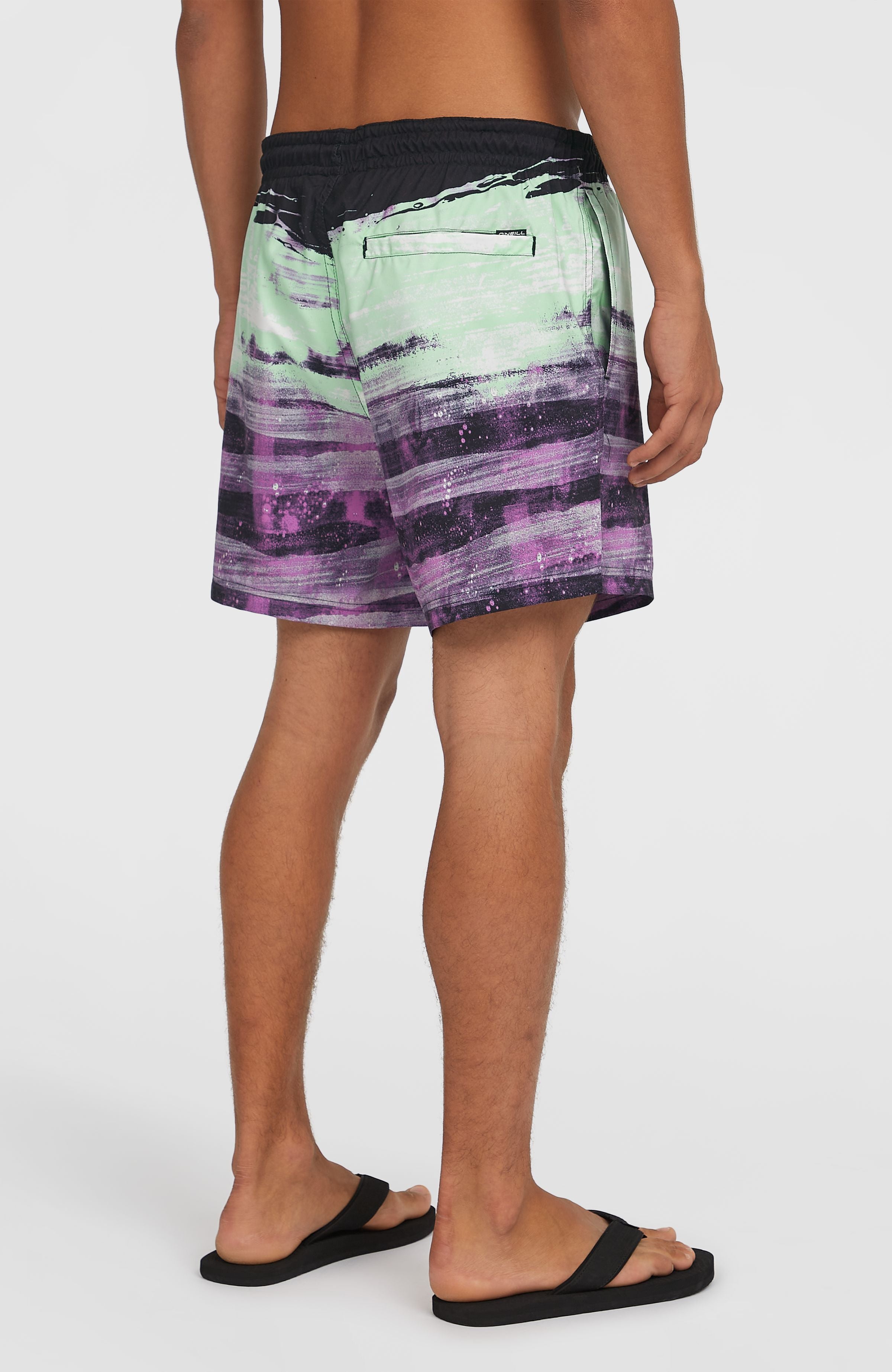 Mens Cali Gradient 14 Inch Swim Shorts
