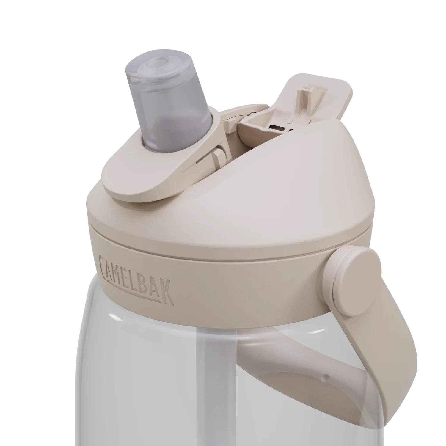 Thrive Flip Straw Clear 32 Ounce Water Bottle