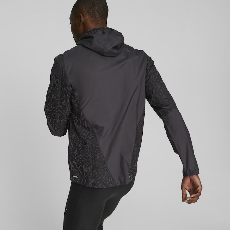 Mens Printed Lightweight Run Jacket