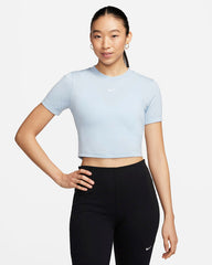 Womens Essential Slim Crop Short Sleeve T-Shirt