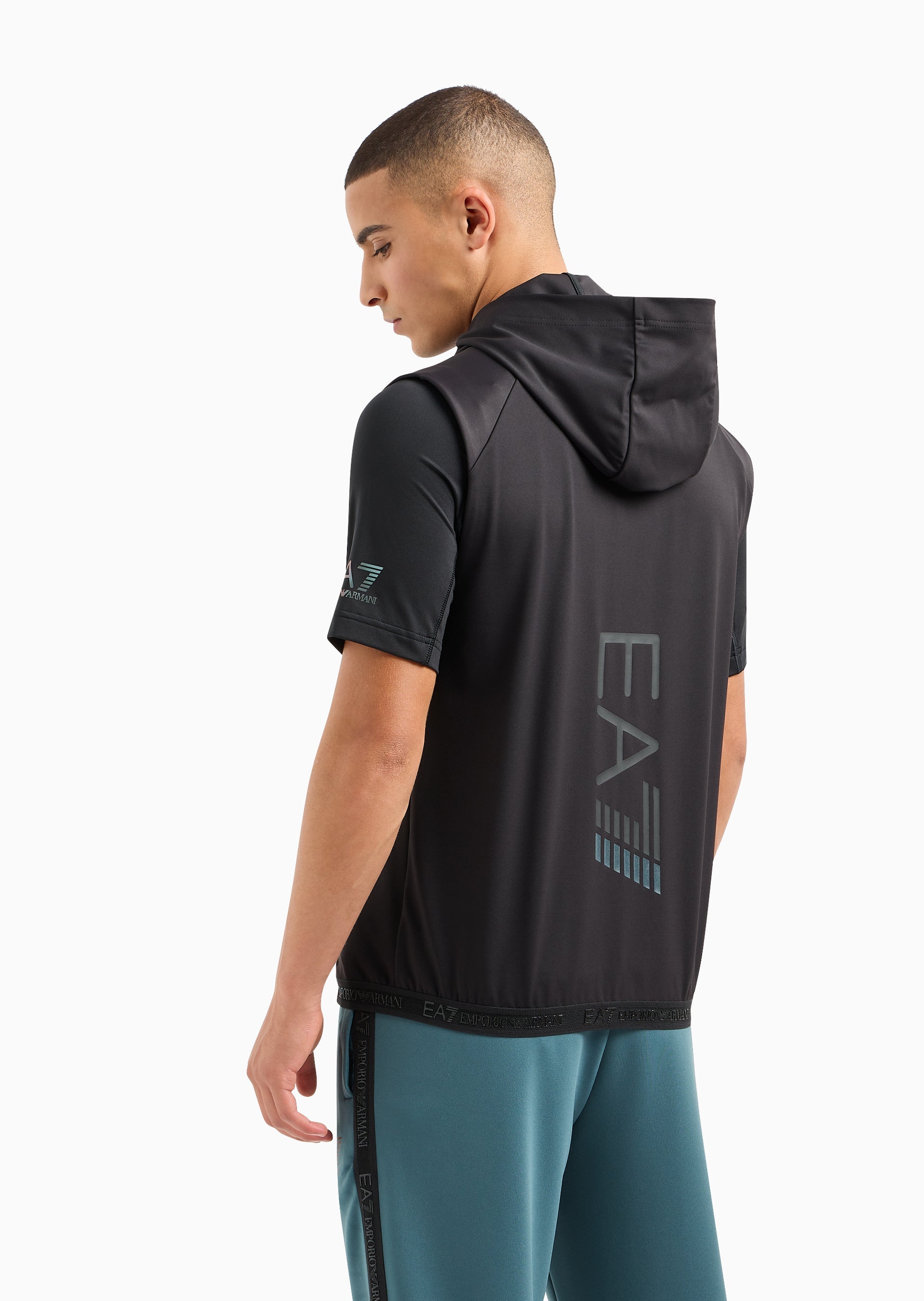 Mens Vigor7 Full Zip Sleeveless Hoodie