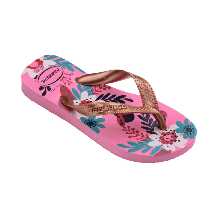 Kids Flores Flip Flop