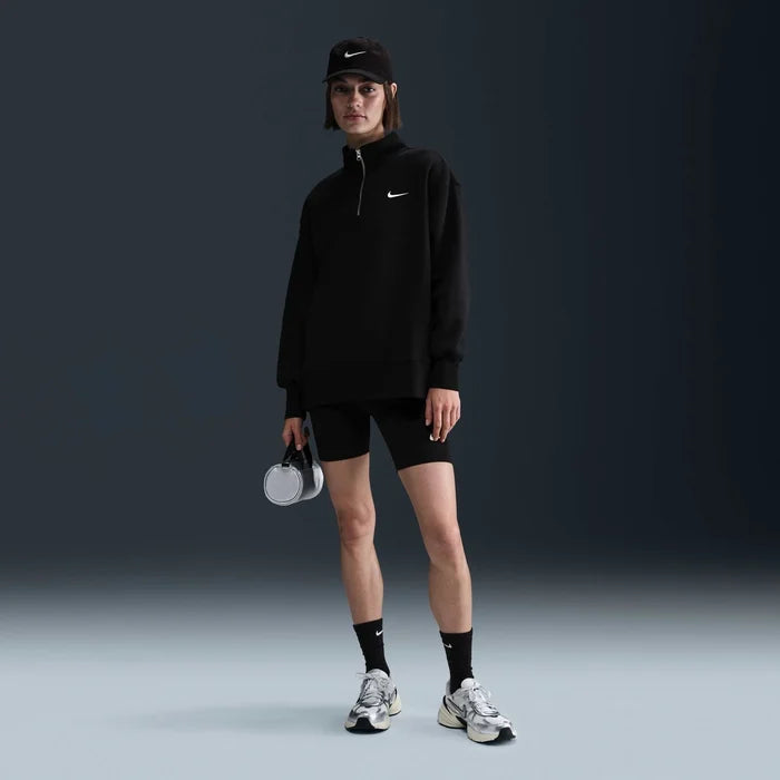 Womens Oversized 1/4 Zip Sweatshirt