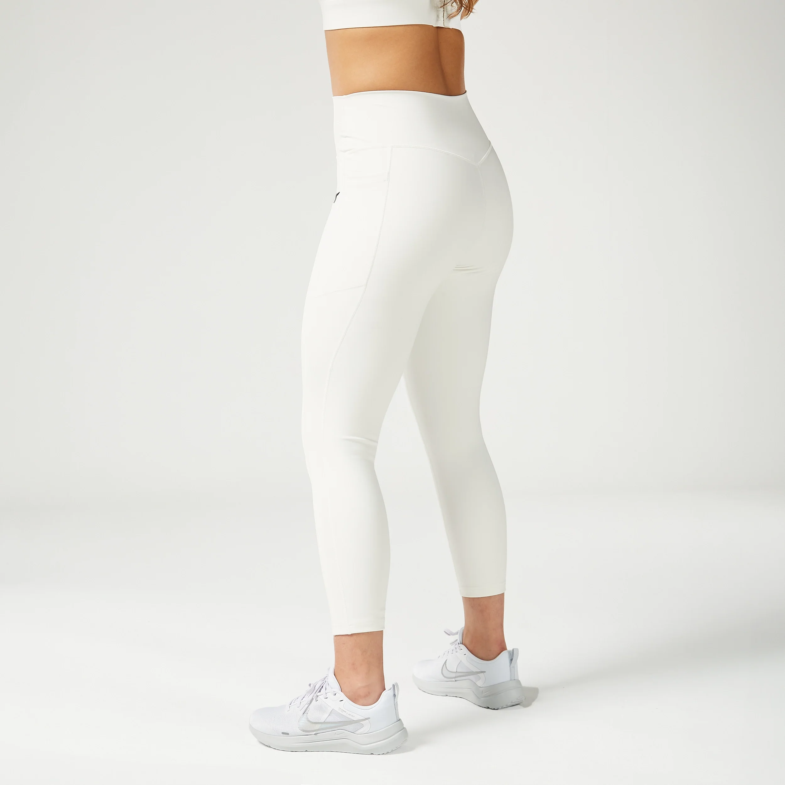 Womens Essential Anti Camel Toe High Waist Full Length Tight