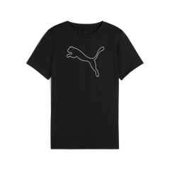Girls Essential Cat Logo T-Shirt