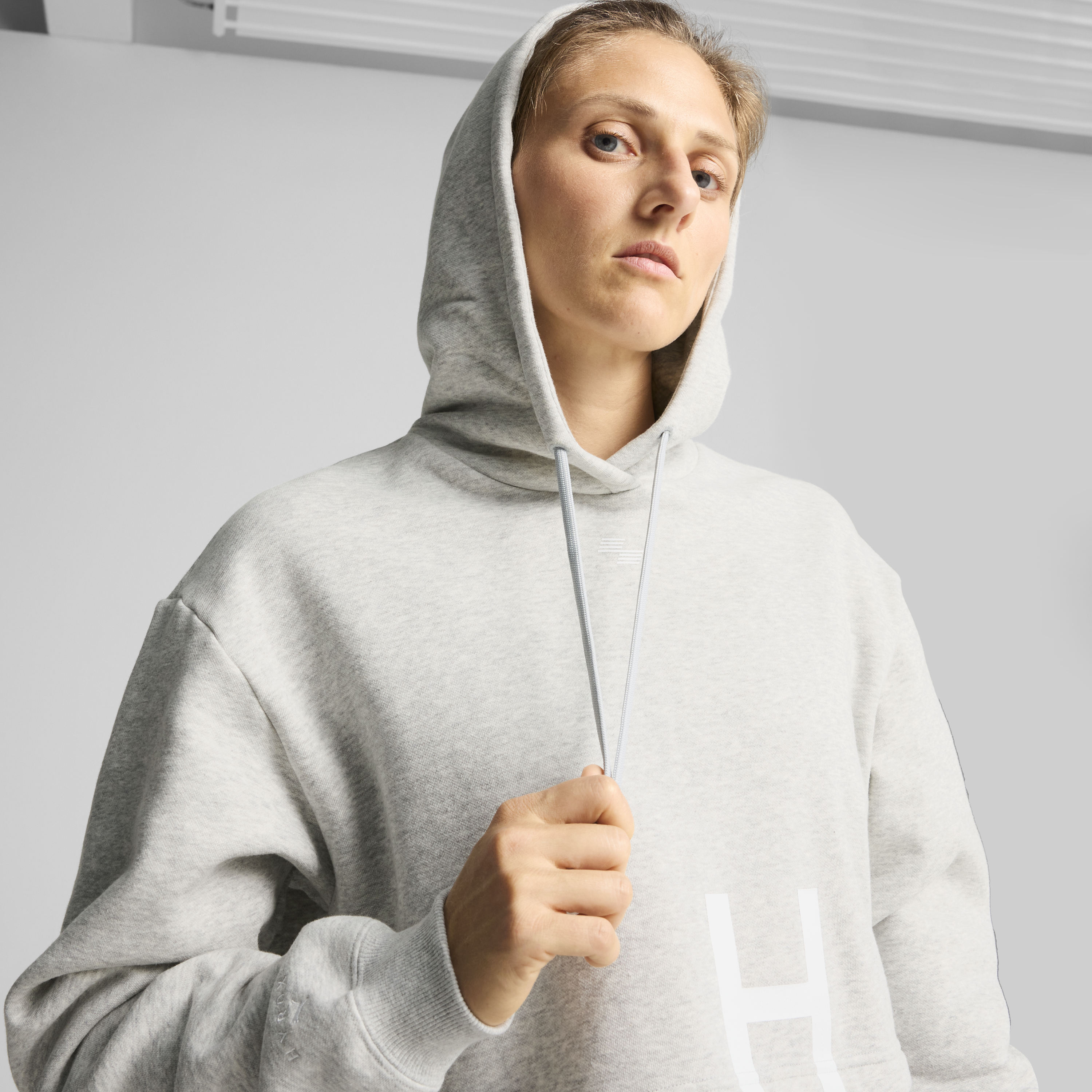 Womens Hyrox Fleece Crop Hoodie