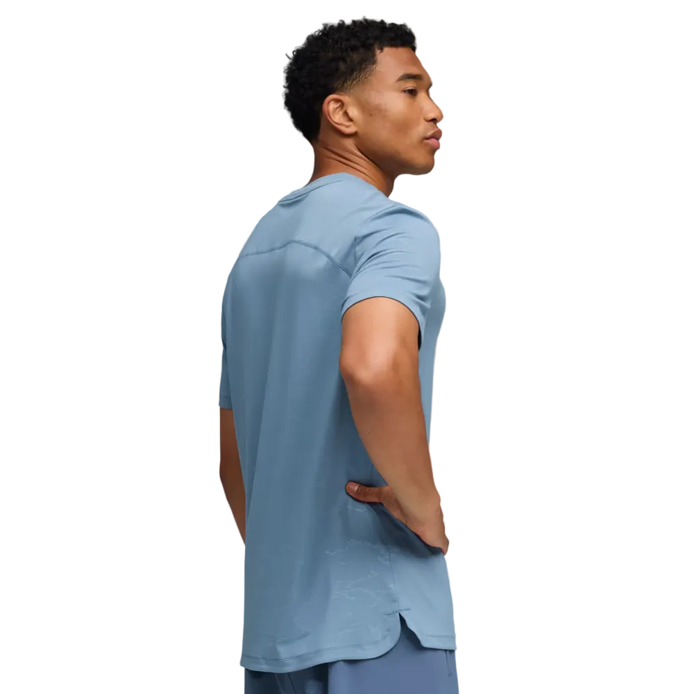Mens CloudSpun Embossed Short Sleeve T-Shirt
