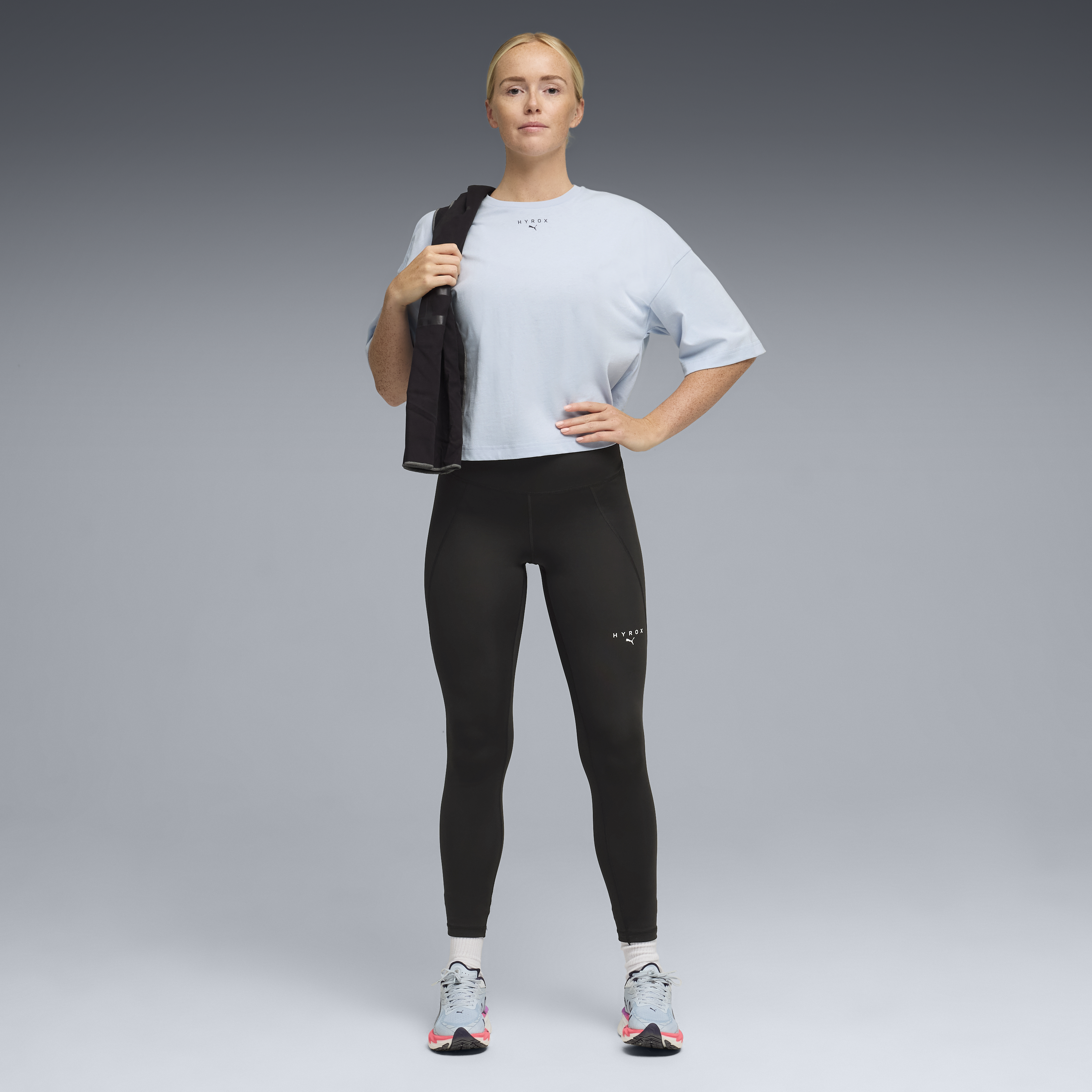 Womens Hyrox Cropped Tshirt