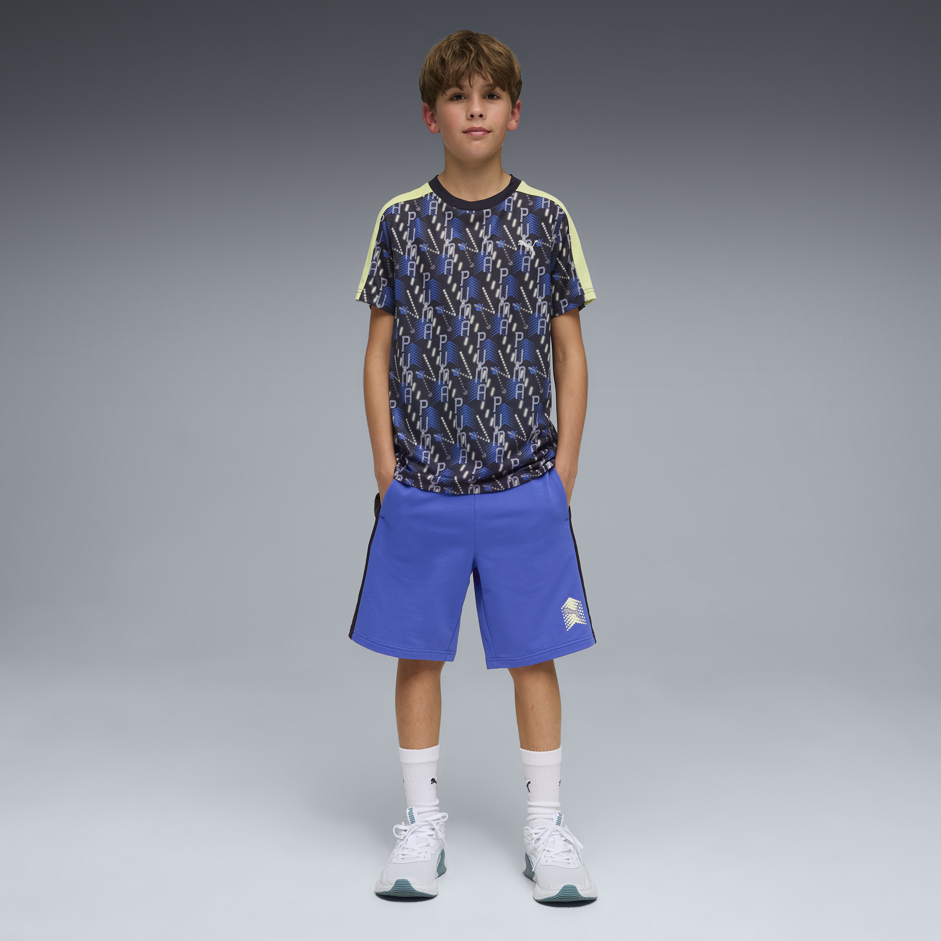 Junior Boys Printed Training Short Sleeve Tshirt