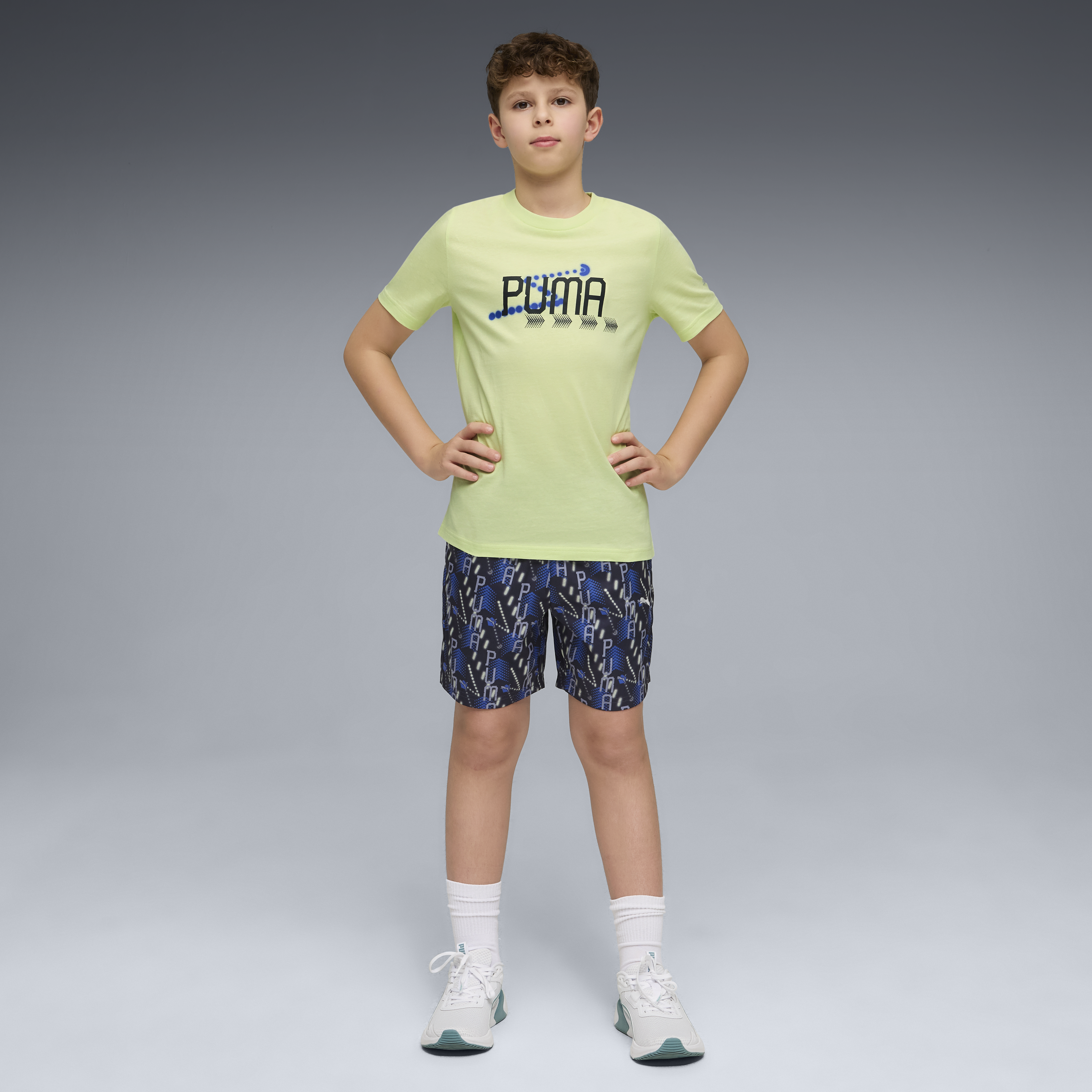 Junior Boys Printed Training Shorts