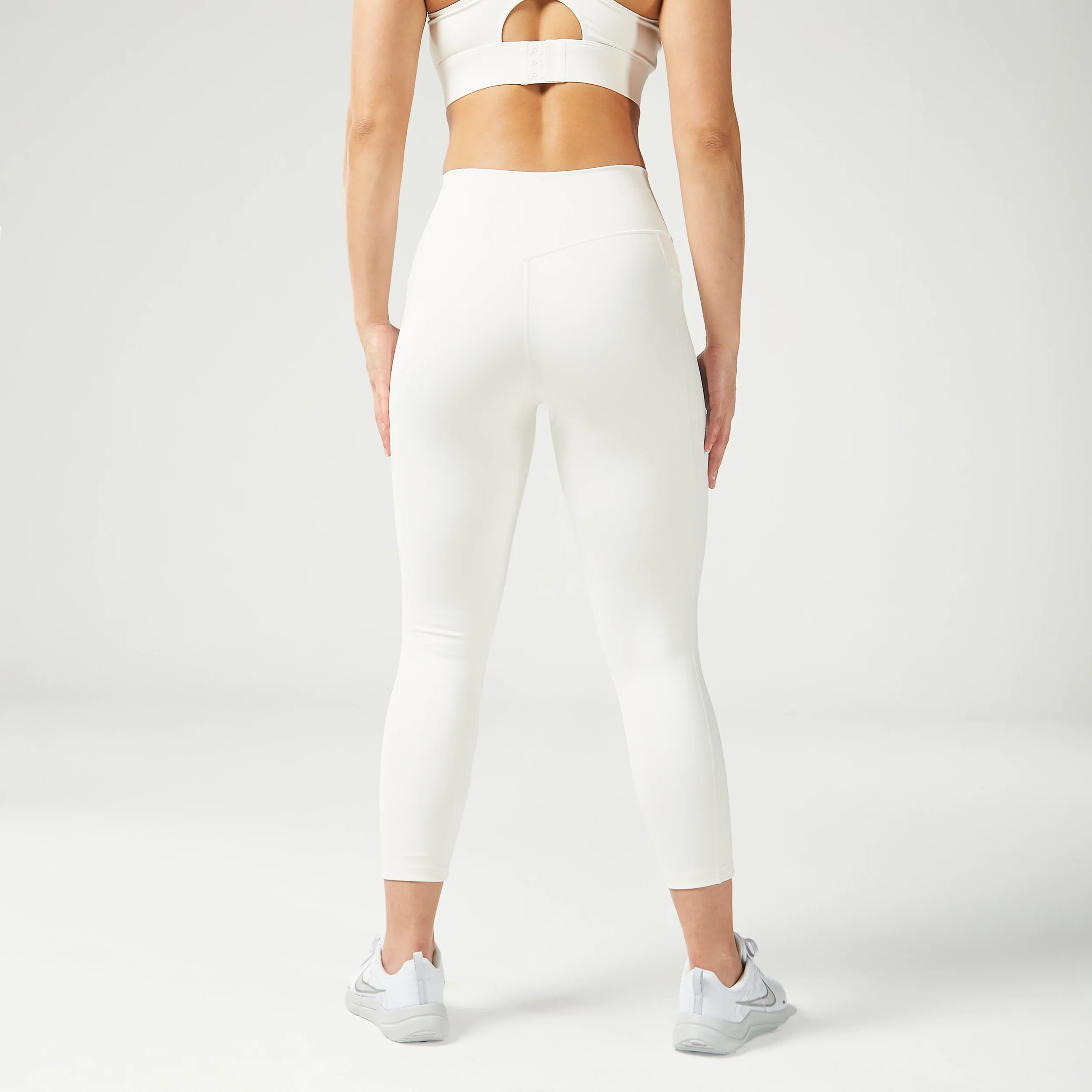 Womens Essential Anti Camel Toe High Waist Full Length Tight