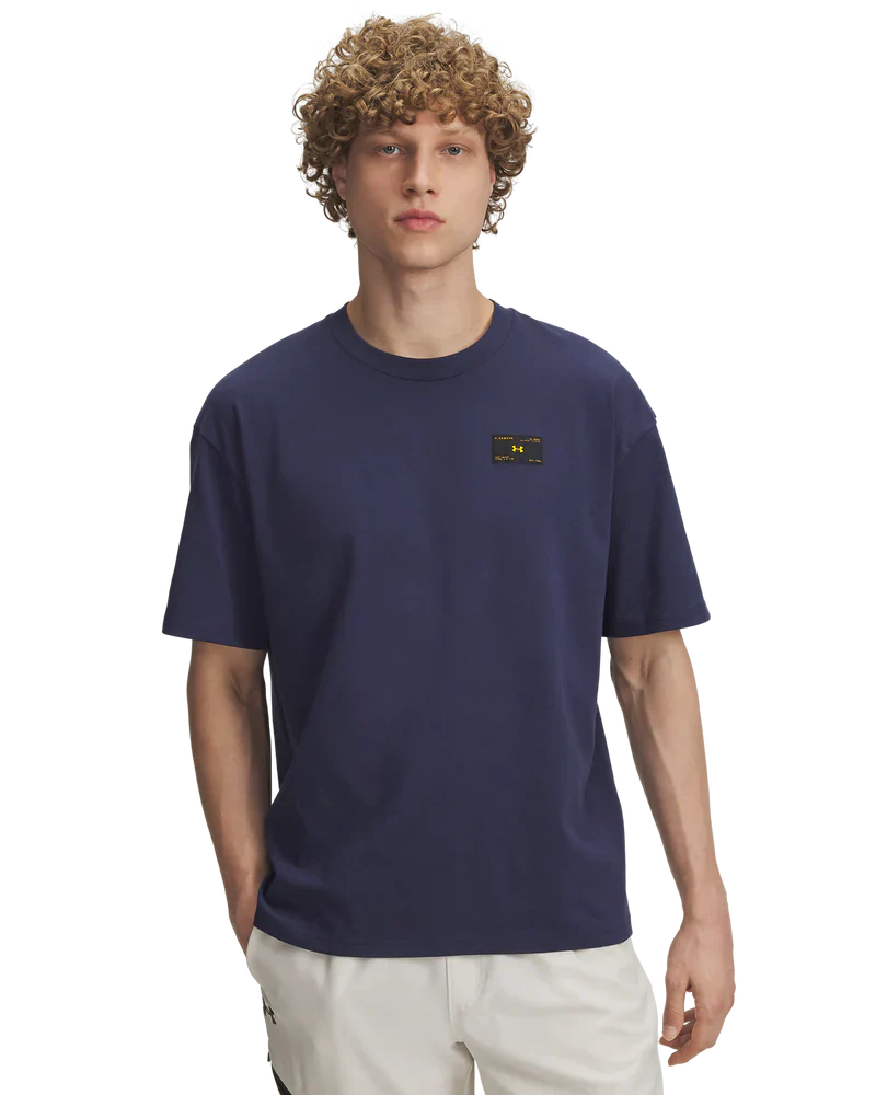 Mens HWT Woven Label Short Sleeve T-Shirt