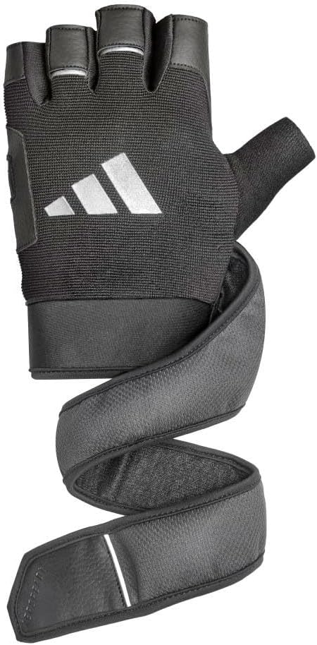 Wrist Wrap Black Training Gloves