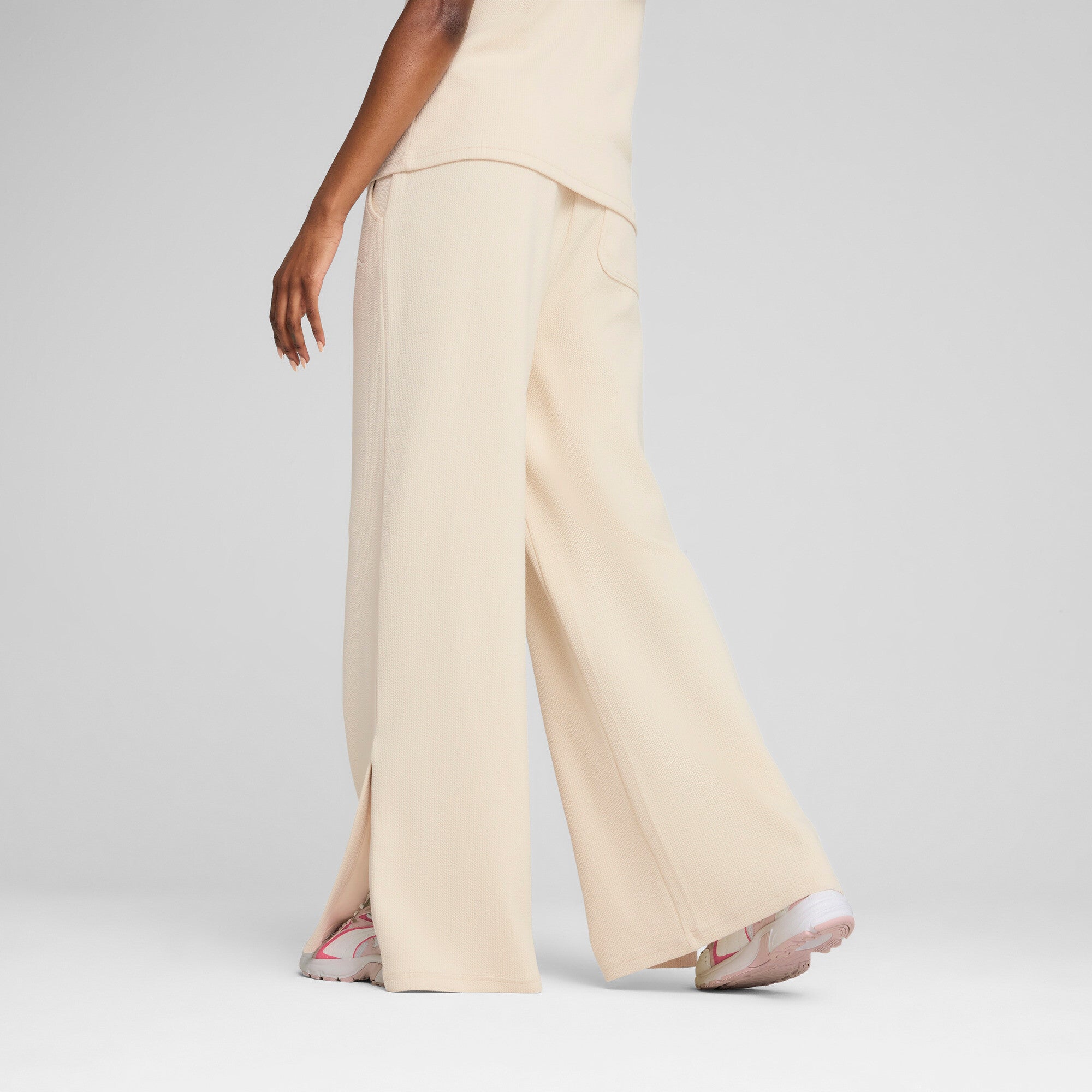 Womens Comfort High Waist Straight Pants